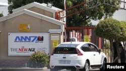 ANN7 Television et journal, propriétés de la famille Gupta à Midrand, Johannesbourg, le 14 avril 2016.