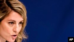 ARCHIVES - Mélanie Joly, ministre des Affaires étrangères du Canada, le 26 septembre 2022, au siège de l'ONU à New York.