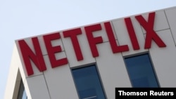 资料照：网飞(Netflix)在好莱坞的办公大楼