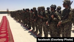 سربازان قول اردوی ۲۱۵ میوند در هلمند