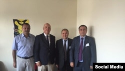 (Soldan) Tofiq Yaqublu, Nil Muijnieks, Cəmil Həsənli, Arif Məmmədov