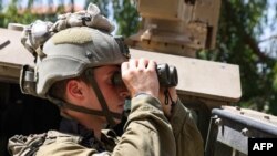 سرباز اسرائیلی در بلندی های جولان. آرشیو