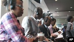 Invited African youth leaders shared ideas for change at the final event of their high-profile stay in Washington, 5 Aug 2010