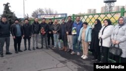 Səməd Heydəri və Rza Səlimi müvəqqəti azadlığa buraxılıb (Foto: Az News Telegram kanalı)