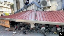 Šteta pričinjena na Tajvanu (Foto: AP/TVBS)