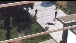 صحنۀ درگیری در صحن شفاخانۀ سردار محمد داوود خان