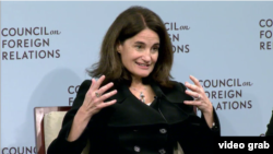 华盛顿智库外交关系协会亚洲研究项目主任易明 (美国外交关系协会网站视频截图)