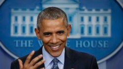 သမ္မတ အိုဘားမား နှုတ်ဆက် သတင်းစာရှင်းလင်းပွဲ