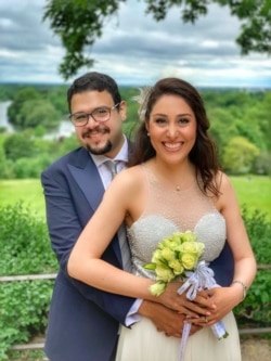 نیلوفر ابراهیم و سعید طهماسبی، زوج جوانی که در حادثه سقوط هواپیما اوکراینی کشته شدند