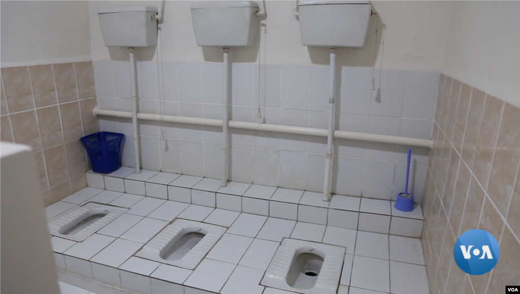 Toilets at Prison Colony Number 7, Tavaksay, Tashkent, Uzbekistan