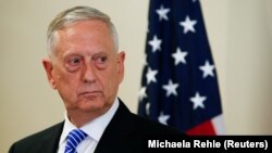 Menteri Pertahanan Amerika James N. Mattis di George C. Marshall Center, Garmisch-Partenkirchen, Jerman, 28 Juni 2017. (Foto: REUTERS/Michaela Rehle).