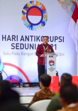 Ketua KPK Firli Bahuri mengatakan pihaknya akan terus membangun budaya anti korupsi dengan melibatkan seluruh elemen masyarakat dari sejak dini. (Biro Setpres)