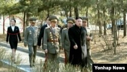 북한 김정은 국방위원회 제1위원장의 친여동생인 김여정(27)이 지난 3월 최고인민회의 대의원 선거 투표를 위해 김일성정치대학을 방문한 김 제1위원장을 수행하는 모습이 조선중앙TV에 포착됐다. 북한 매체는 이날 처음으로 김여정을 김 제1위원장의 수행자로 호명했다.