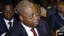 L'ancien Premier ministre Adolphe Muzito, à Kinshasa, le 16 février 2012.