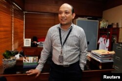 Novel Baswedan di kantor KPK, 26 Juni 2013. (Foto: dok).