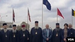 2016 წლის ნოემბერი, საქართველოს საპატრიარქოს დელეგაცია NATO-ს შტაბ-ბინაში