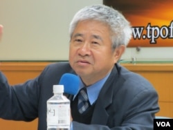 台湾开南大学法律系教授张正修 (美国之音张永泰拍摄)