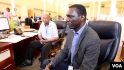 Chadian-native Djimet Dogo, director of the Portland-based Immigrant and Refugee Community Organization’s Africa House, says racism has been a regular occurrence in his personal life in Oregon. (R. Taylor/VOA)