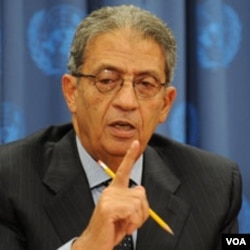 Sekjen Liga Arab, Amr Moussa