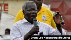 Afonso Dhlakama à Maputo, 25 octobre 2009.