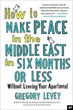 'How To Make Peace In The Middle East In Six Months Or Less Without Leaving Your Apartment' is a humorous attempt to explore the possibilities of finding a lasting solution to the Middle East conflict.