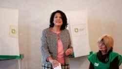 სალომე ზურაბიშვილი 2018 წლის საპრეზიდენტო არჩევნების დღეს