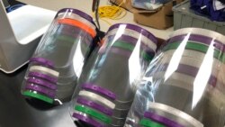 Students at Camdenton High School in Camdenton, Missouri, have been 3D printing protective face shields for health care workers battling the new coronavirus. (Photo Courtesy: Mizzou News/University of Missouri)