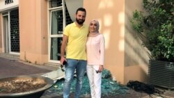 Isra Seblani i njen suprug Ahmad Subeih (Foto: Rojters/Yara Abi Nader)