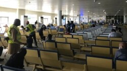 Filin jiragen sama na Nnamdi Azikiwe a ranar da aka bude filin jiragen.