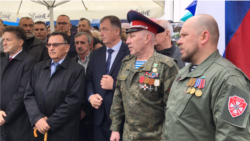 Zaplatin tokom okupljanja u Višegradu 2019. godine. Foto: BIRN BiH