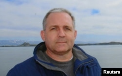 FILE - Paul Whelan, a U.S. citizen detained in Russia for suspected spying, appears in a photo provided by the Whelan family on Jan. 1, 2019.