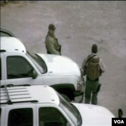 Para karyawan keamanan swasta yang bekerja di Afghanistan.