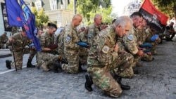 UKRAINE – Near the Wall of Memory of the Fallen for Ukraine in the Donbas war. Kyiv, August 24, 2019.