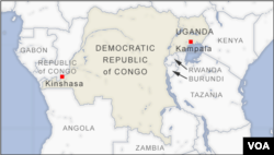 Ramani ya nchi za Afrika Mashariki