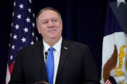 美国国务卿蓬佩奥(2019年12月19日 资料照片)