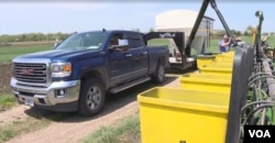 Soybean farmer Scott Halpin at work on his Illinois farm worries about how a potential trade war with China could impact his bottom line.