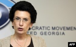 Nino Burcanadze: "Gürcüstan hökuməti məğlubiyyəti bayram edir"