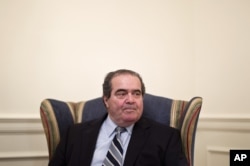 File: Supreme Court Justice Antonin Scalia in July 26, 2012.
