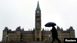 캐나다 오타와의 의회 건물. (자료사진)