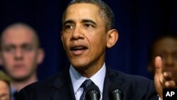 Presiden Barack Obama berbicara mengenai pemangkasan anggaran otomatis atau sequester baru-baru ini. (Foto: Dok)