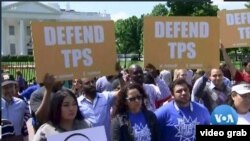 Unjuk rasa untuk mendukung program TPS. (Foto: videograb)