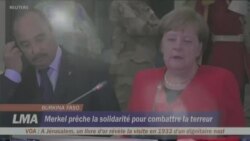 Merkel prêche la solidarité pour combattre la terreur