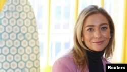 Bumble founder and CEO Whitney Wolfe Herd sits for a portrait in the Manhattan borough of New York City, U.S., January 31, 2019. 