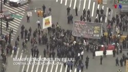 Manifestaciones contra violencia policial en EE.UU.