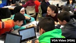 FILE - Students in a New York City school.