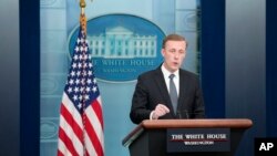 제이크 설리번 미국 백악관 국가안보보좌관이 7일 정례브리핑에 참석했다.