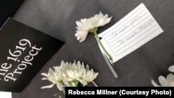 Students at Eastern High School in Washington, D.C. organized a school event based around the themes of the 1619 Project. (Courtesy of Rebecca Millner/Eastern High School)