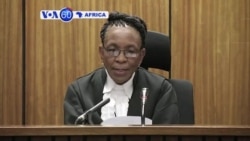 VOA60 Afirka: Alkali Tace Za'a Iya Daukaka Kara Kan Oscar Pistorius, Afirka ta Kudu, Disamba 10, 2014