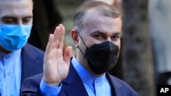 호세인 아미르압둘라히안 이란 외무장관.