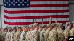 Tentara Amerika di Illesheim, Jerman, 9 Maret 2017. 